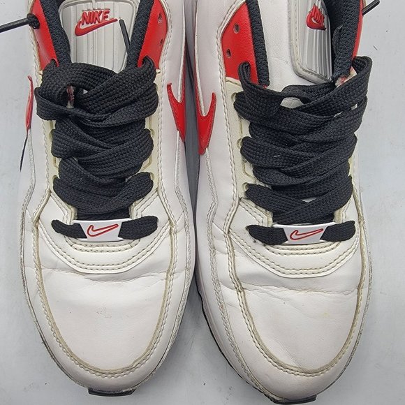 Nike Air Max LTD 3 Mens Size 9.5 White University Red Athletic Shoes BV1171-100